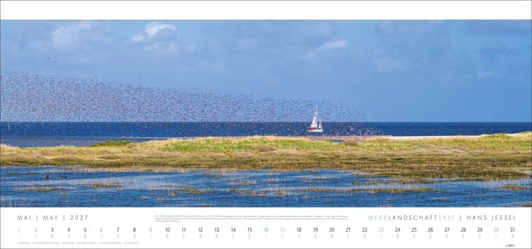 Produktbild: Meerlandschaft SYLT Kalender 2027 - Hans Jessel