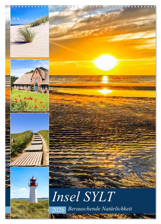 Produktbild: INSEL SYLT, Berauschende Nat&uuml;rlichkeit (Wandkalender 2026 DIN A2 hoch), CALVENDO Monatskalender