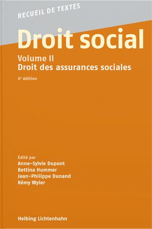 Produktbild: Droit social - Volume II