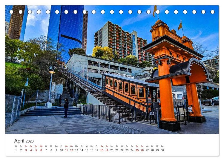 Produktbild: Kalifornien Bilder aus Los Angeles (Tischkalender 2026 DIN A5 quer), CALVENDO Monatskalender