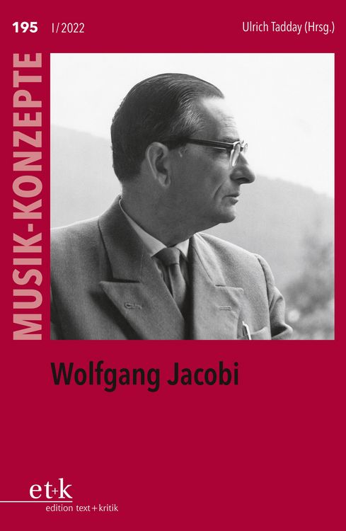 Produktbild: MUSIK-KONZEPTE 195: Wolfgang Jacobi