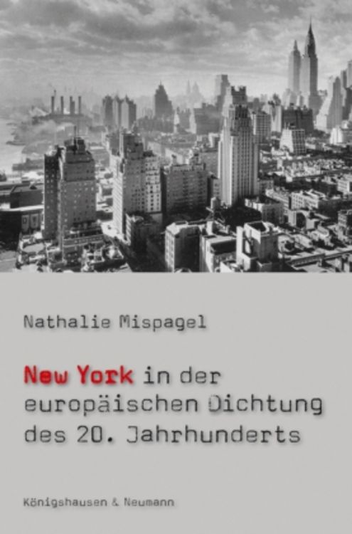 Produktbild: New York in der europ&auml;ischen Dichtung des 20. Jahrhunderts