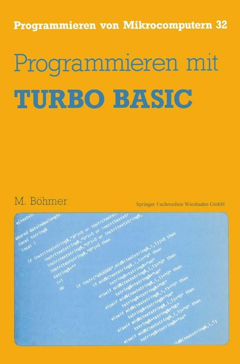 Produktbild: Programmieren mit TURBO BASIC