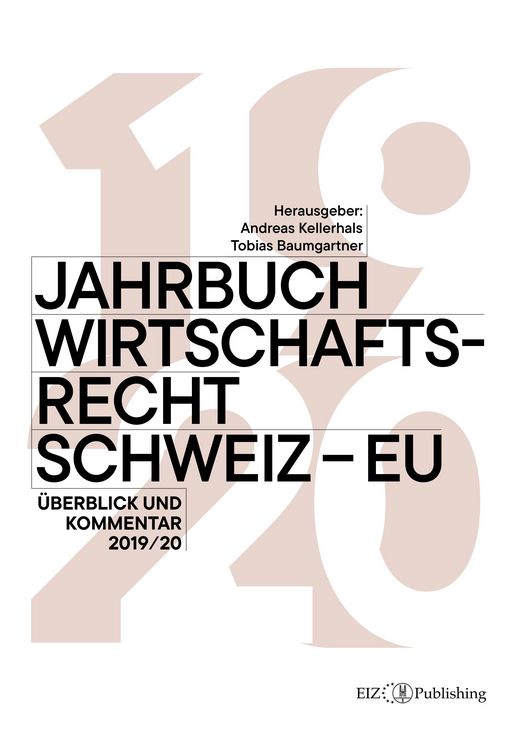 Produktbild: Jahrbuch Wirtschaftsrecht Schweiz - EU