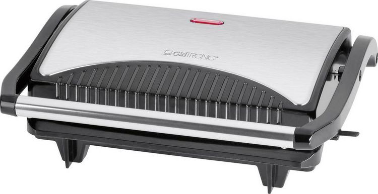 Produktbild: Clatronic MG 3519 Elektro Kontaktgrill Schwarz, Edelstahl