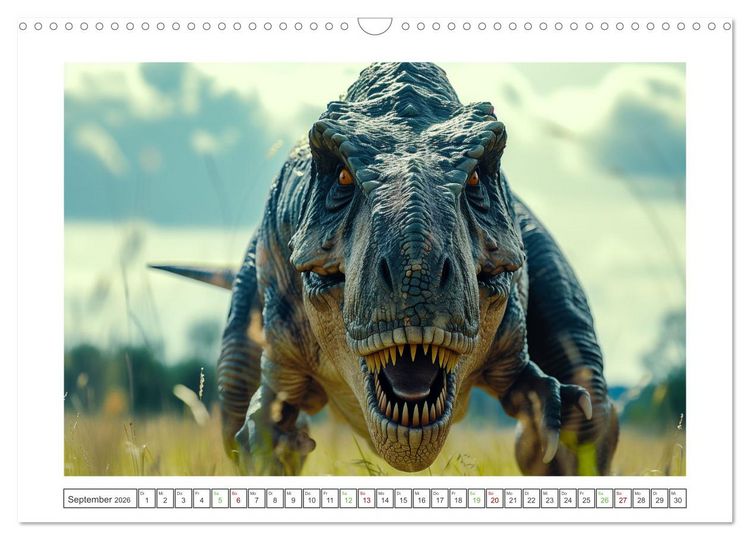 Produktbild: Giganten der Urzeit (Wandkalender 2026 DIN A3 quer), CALVENDO Monatskalender