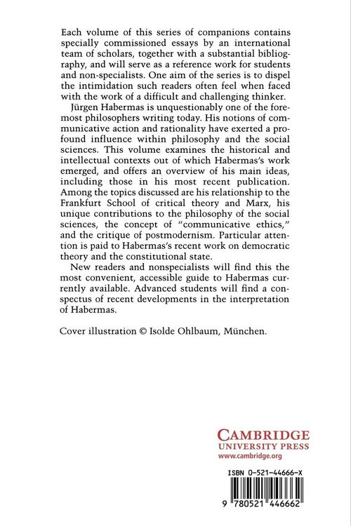 Produktbild: The Cambridge Companion to Habermas