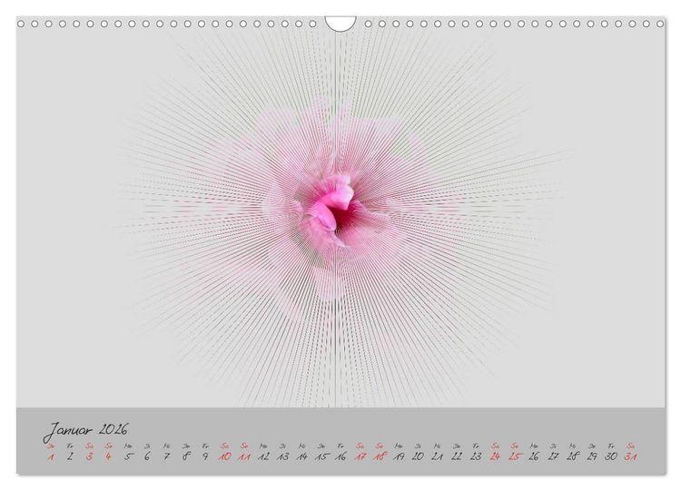 Produktbild: Bl&uuml;ten FineArt (Wandkalender 2026 DIN A3 quer), CALVENDO Monatskalender