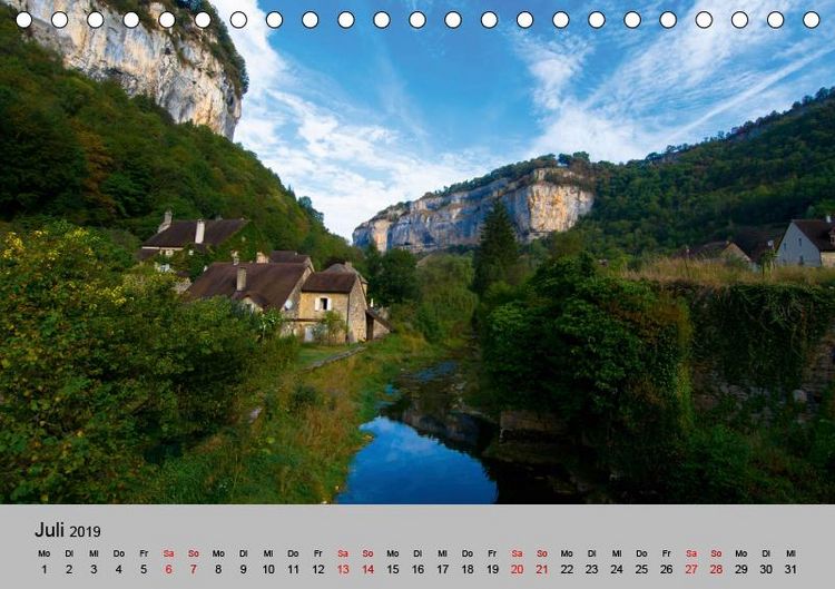 Produktbild: Zauberhaftes Franche Comt&eacute; (Tischkalender 2019 DIN A5 quer)