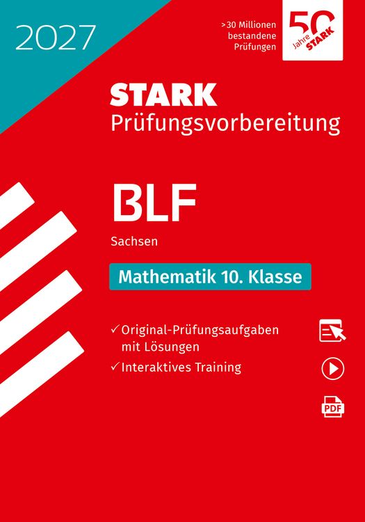 Produktbild: STARK Mathematik 10. Klasse - BLF Gymnasium 2027 Sachsen - Pr&uuml;fungsvorbereitung