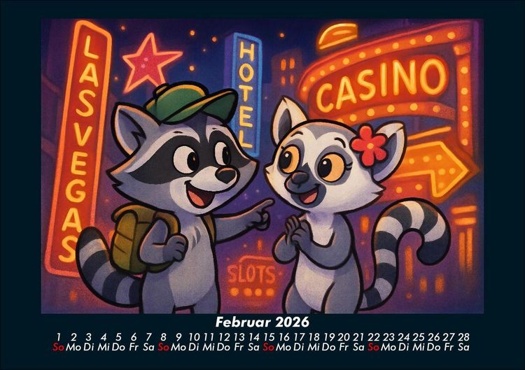 Produktbild: Rocco & Lulu - Reise durch die USA 2026 Fotokalender DIN A5