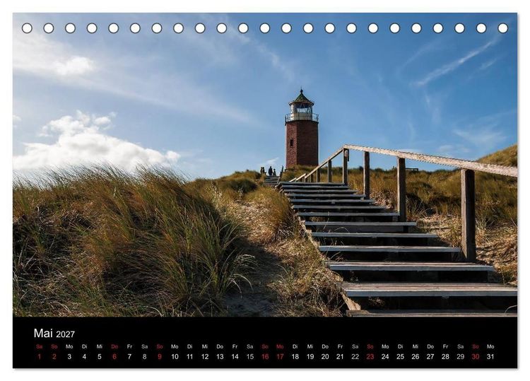Produktbild: Sylt - Bilder einer Insel (Tischkalender 2027 DIN A5 quer), CALVENDO Monatskalender