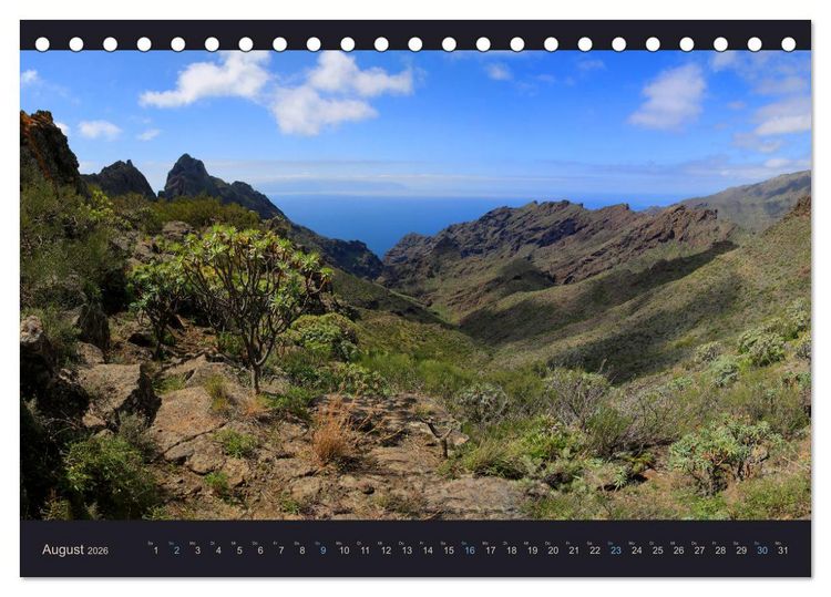 Produktbild: wildes Teneriffa (Tischkalender 2026 DIN A5 quer), CALVENDO Monatskalender