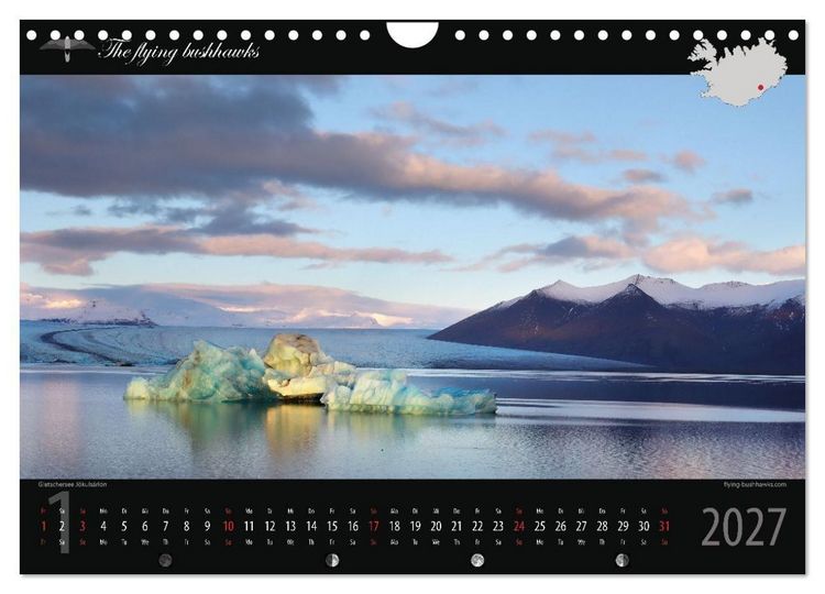 Produktbild: Island Blickwinkel 2027 (Wandkalender 2027 DIN A4 quer), CALVENDO Monatskalender