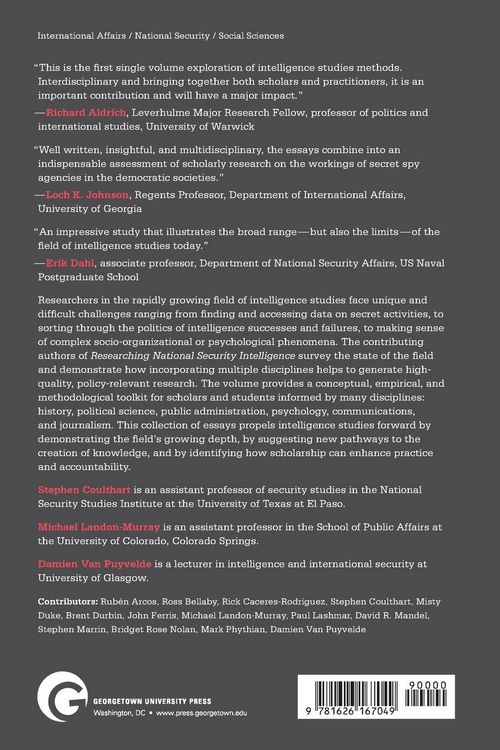 Produktbild: Researching National Security Intelligence
