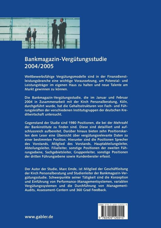 Produktbild: Bankmagazin-Verg&uuml;tungsstudie 2004/2005