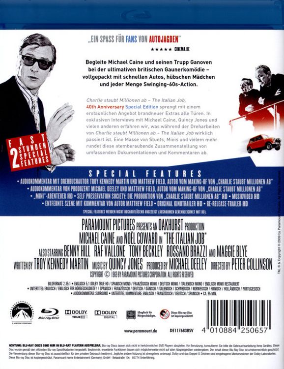 Produktbild: The Italian Job - Charlie staubt Millionen ab / Anniversary Edition [SE]