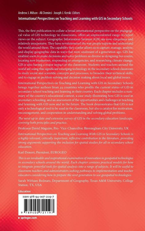 Produktbild: International Perspectives on Teaching and Learning with GIS in Secondary Schools