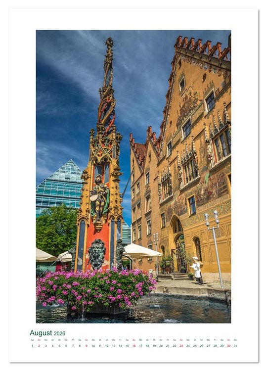 Produktbild: Ulm - Sehenswerte Gro&szlig;stadt an der Donau (Wandkalender 2026 DIN A3 hoch), CALVENDO Monatskalender
