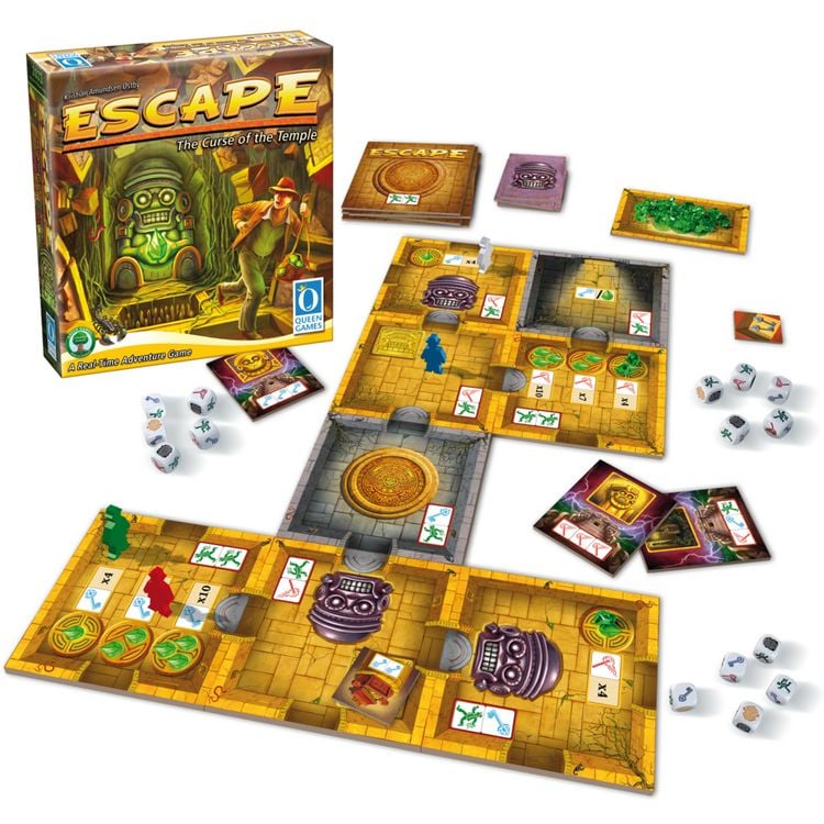 Produktbild: Queen Games - Escape - Der Fluch des Tempels