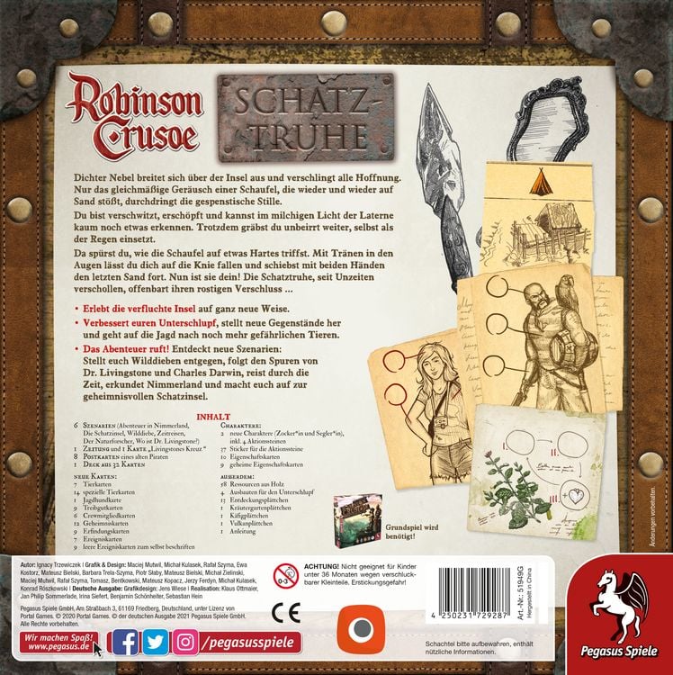 Produktbild: Robinson Crusoe Schatztruhe