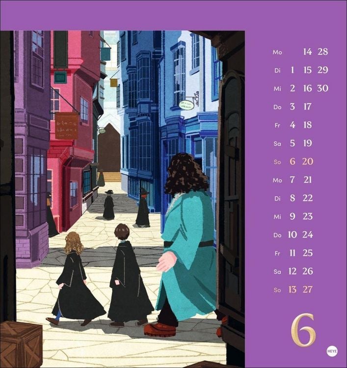 Produktbild: Harry Potter Postkartenkalender 2027