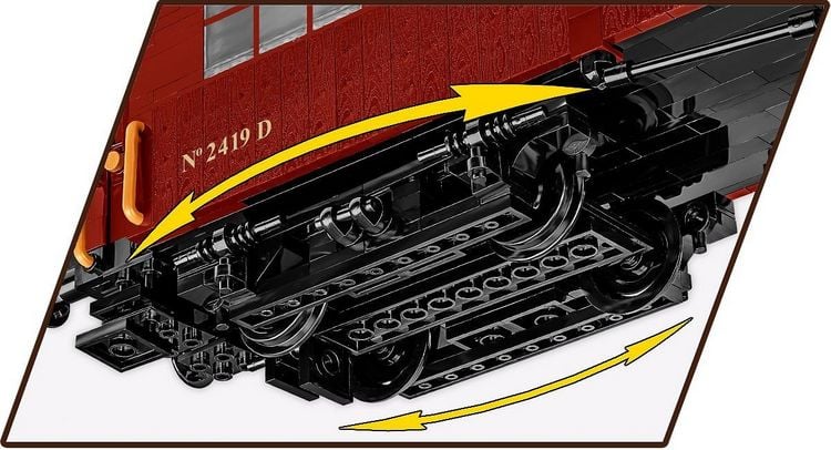 Produktbild: COBI Trains 6289 - Compi&egrave;gne Wagon 1940, 1:35 Bausatz, 1927 Klemmbausteine, 2 Figuren