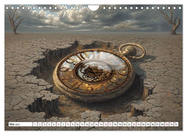 Produktbild: Zeitlandschaften (Wandkalender 2027 DIN A4 quer), CALVENDO Monatskalender