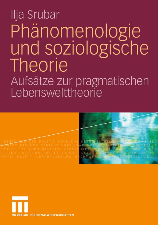 Produktbild: Ph&auml;nomenologie und soziologische Theorie