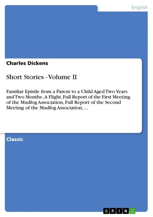 Produktbild: Short Stories - Volume II