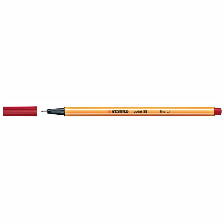 Produktbild: STABILO® Tintenfeinschreiber point 88®, dunkelrot