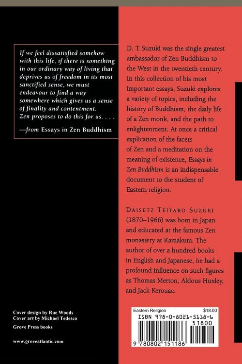 Produktbild: Essays in Zen Buddhism