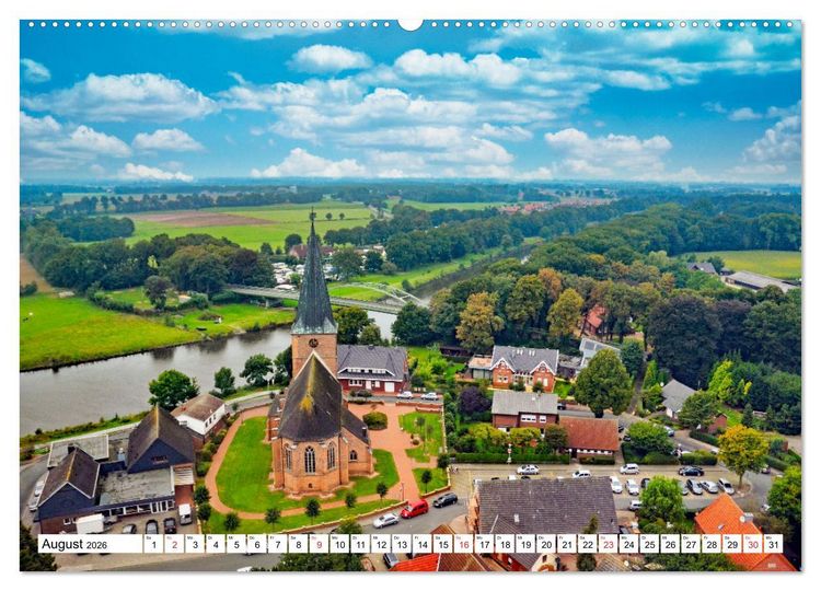 Produktbild: Samtgemeinde D&ouml;rpen im Emsland (Wandkalender 2026 DIN A2 quer), CALVENDO Monatskalender
