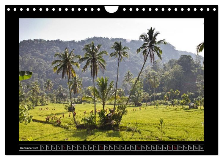 Produktbild: Sumatra &ndash; Architektur und Landschaft (Wandkalender 2027 DIN A4 quer), CALVENDO Monatskalender