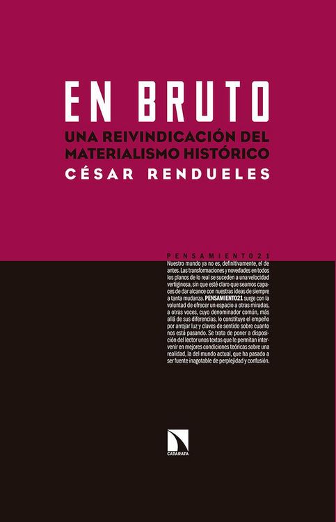 Produktbild: En bruto : una reivindicaci&oacute;n del materialismo hist&oacute;rico