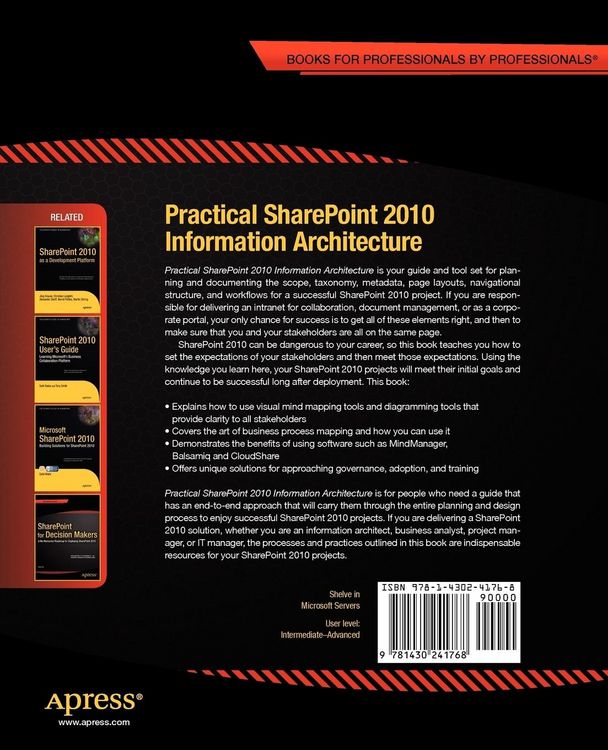 Produktbild: Practical SharePoint 2010 Information Architecture