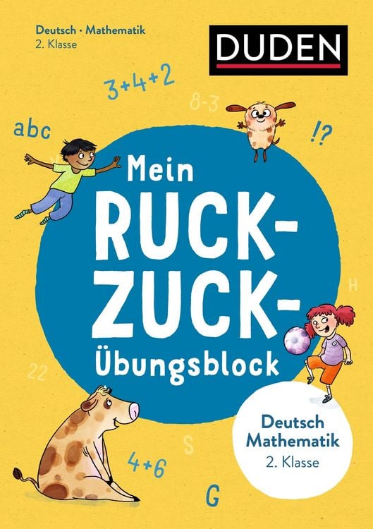 Produktbild: Mein Ruckzuck-&Uuml;bungsblock Deutsch/Mathe 2. Klasse