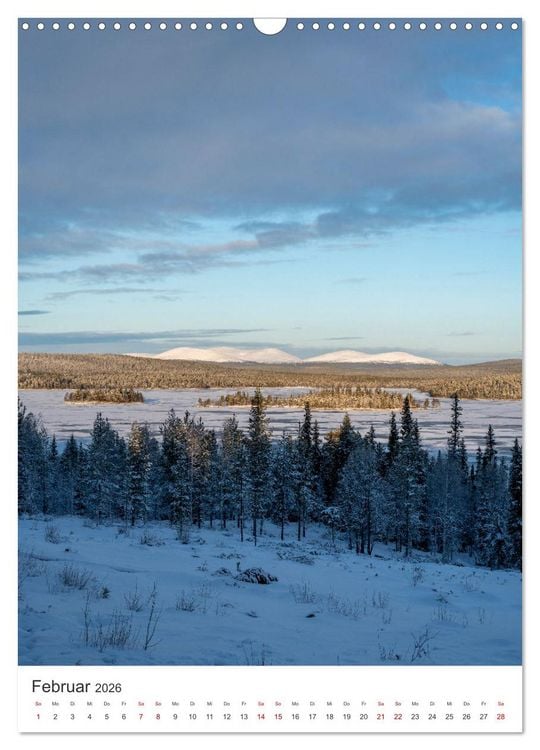 Produktbild: Winter in Lappland - Bezaubernde Sch&ouml;nheit (Wandkalender 2026 DIN A3 hoch), CALVENDO Monatskalender