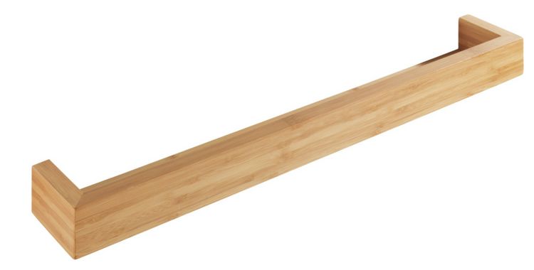 Produktbild: Wandregal Mod. Bambusa aus Bambus, 60 cm, inklusive Befestigungsmaterial