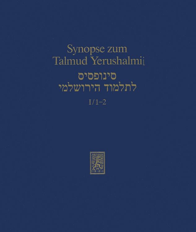Produktbild: Synopse zum Talmud Yerushalmi