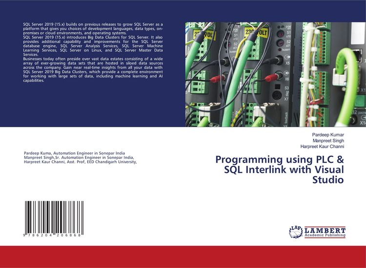 Produktbild: Programming using PLC & SQL Interlink with Visual Studio