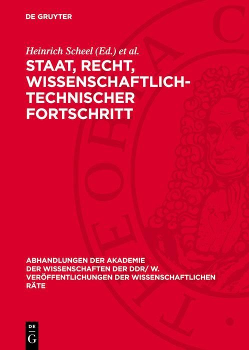 Produktbild: Staat, Recht, Wissenschaftlich-technischer Fortschritt