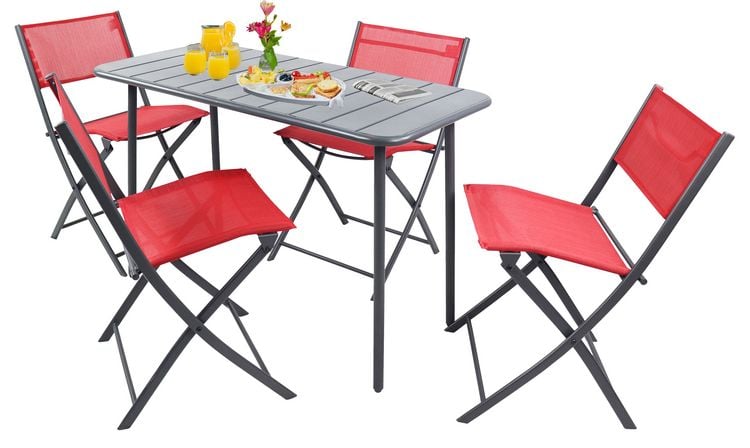 Produktbild: 5 tlg. Bistroset Balkonset Gartenset Sumila 110x55