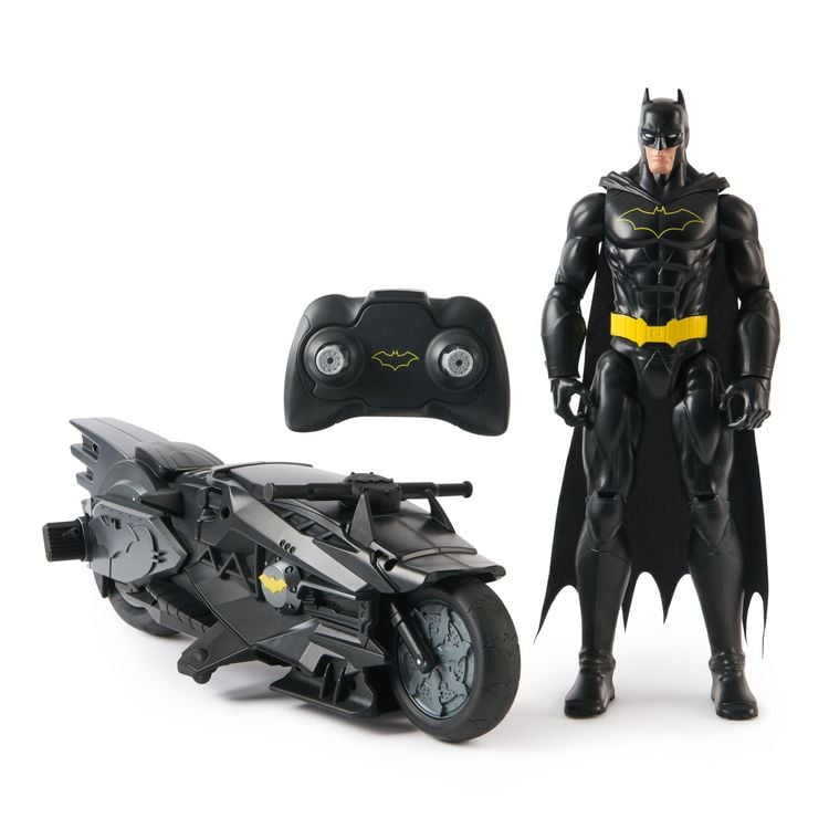 Produktbild: Batman - RC Batcycle + 30cm Batman Actionfigur
