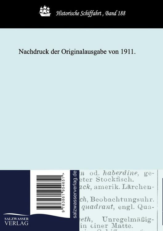 Produktbild: Vollst&auml;ndiges nautisches W&ouml;rterbuch Deutsch und Englisch - Complete nautical Dictionary English and German