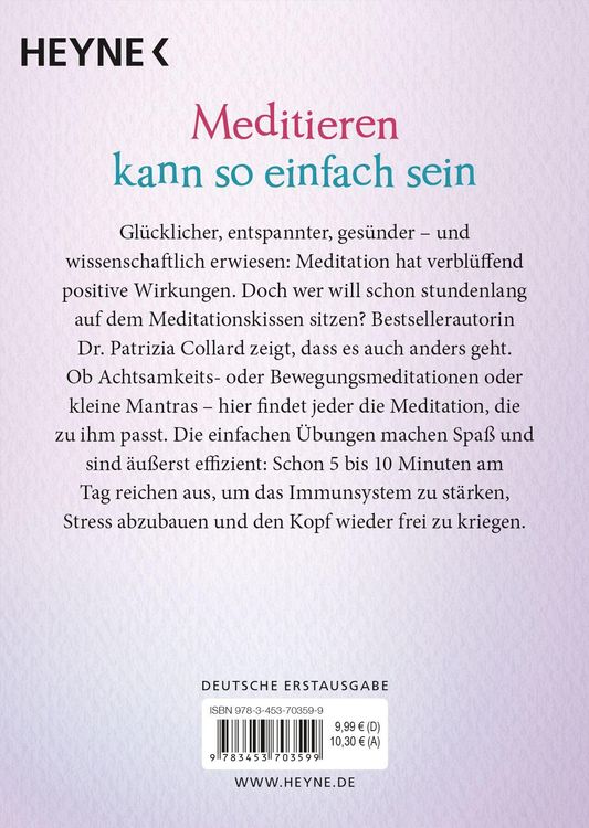 Das kleine Buch vom Meditieren