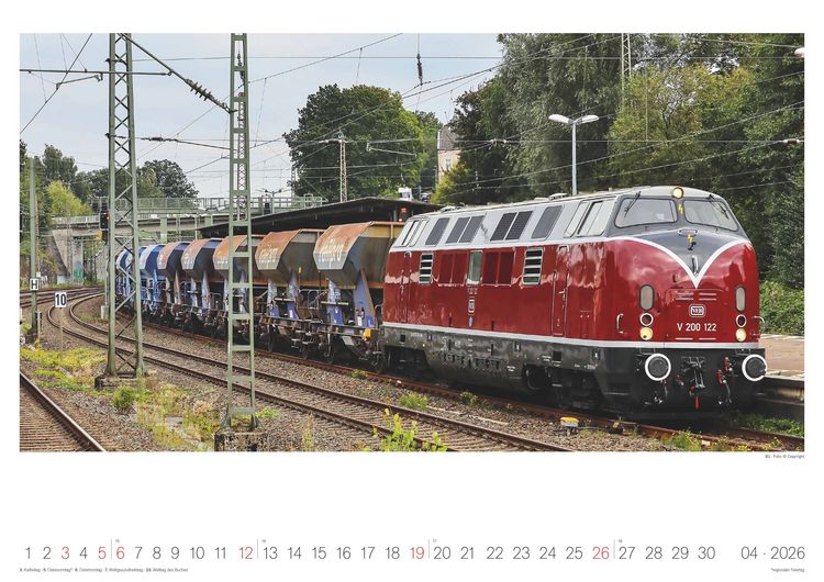 Produktbild: Eisenbahn-Nostalgie - Wandkalender im Format 42 x 29,7