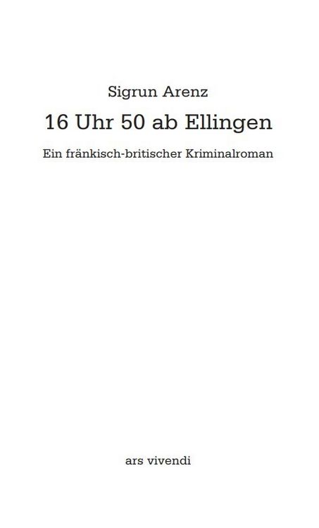 Produktbild: 16 Uhr 50 ab Ellingen