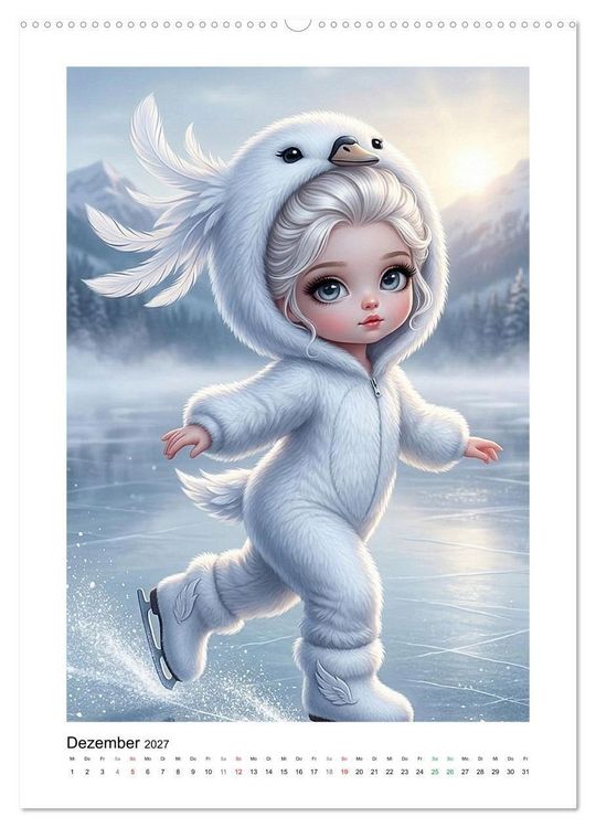 Produktbild: Fabulous Dolls - Tierisch Kuschellig (hochwertiger Premium Wandkalender 2027 DIN A2 hoch), Kunstdruck in Hochglanz