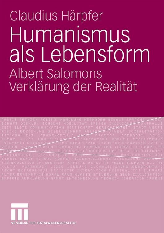 Produktbild: Humanismus als Lebensform